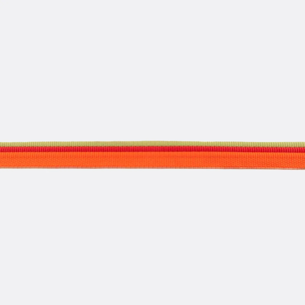 Paspel 15 mm dreifarbig orange/rot/lime