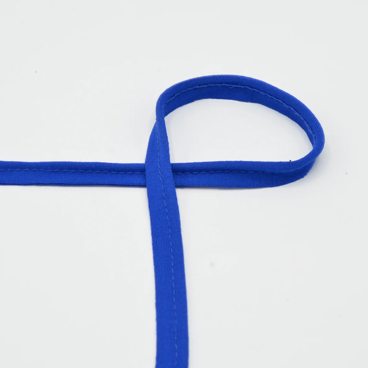 Elastische Biese aus Jersey, 10 mm, in Royal