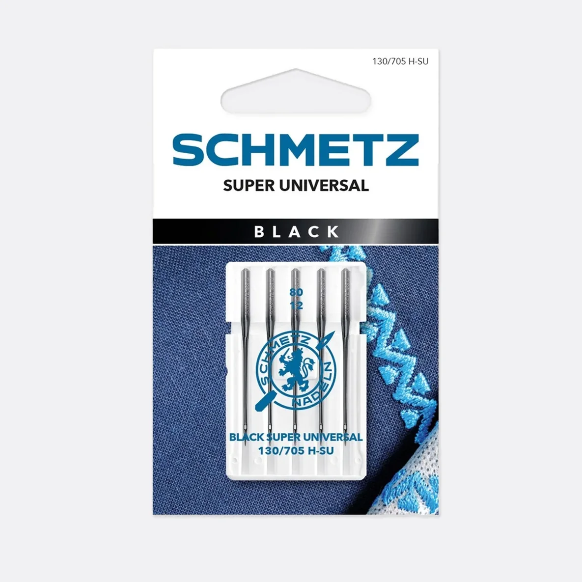 Schmetz Black Super Universal Nähmaschinennadeln, 80/12