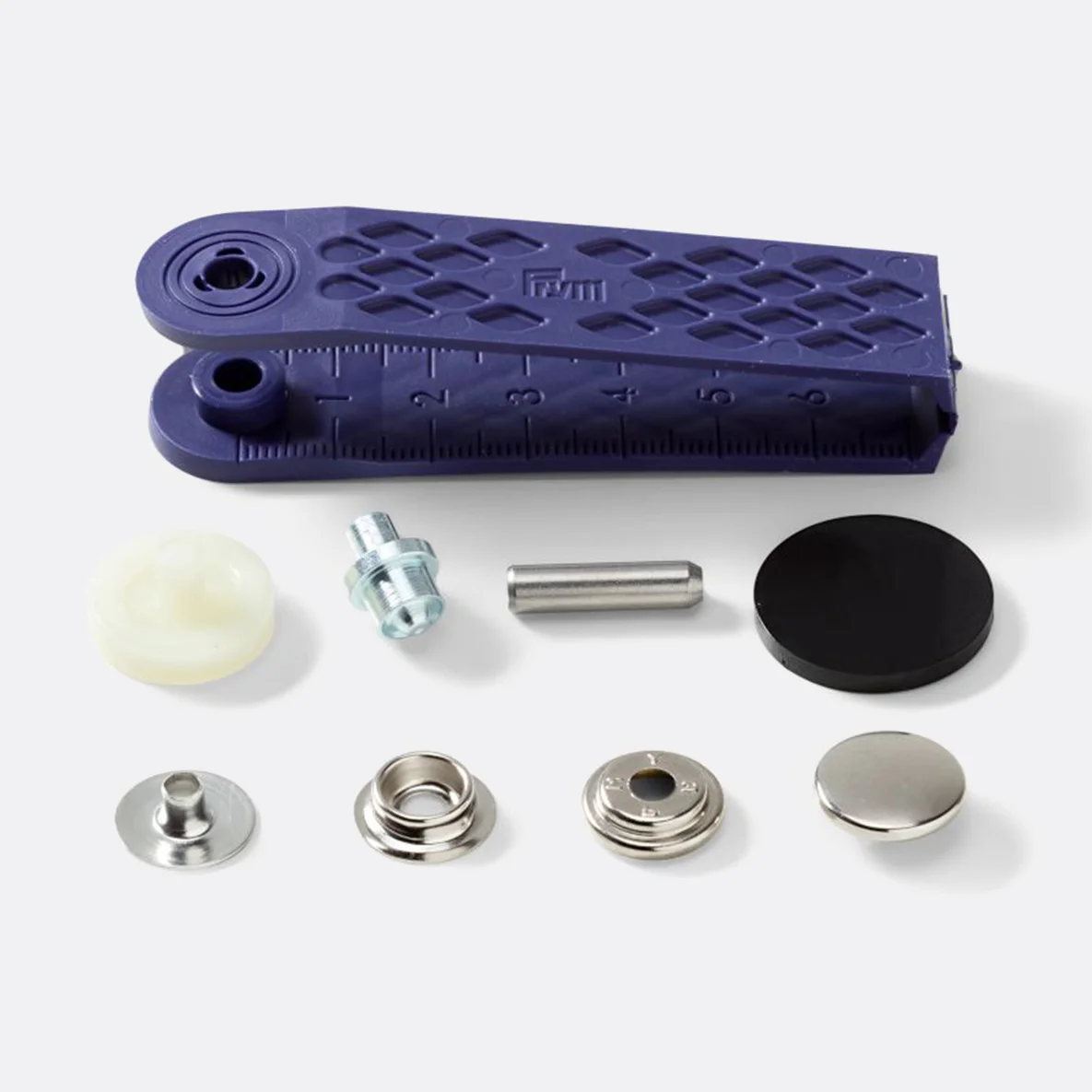 PRYM Druckknöpfe Silber 15mm Sport und Camping