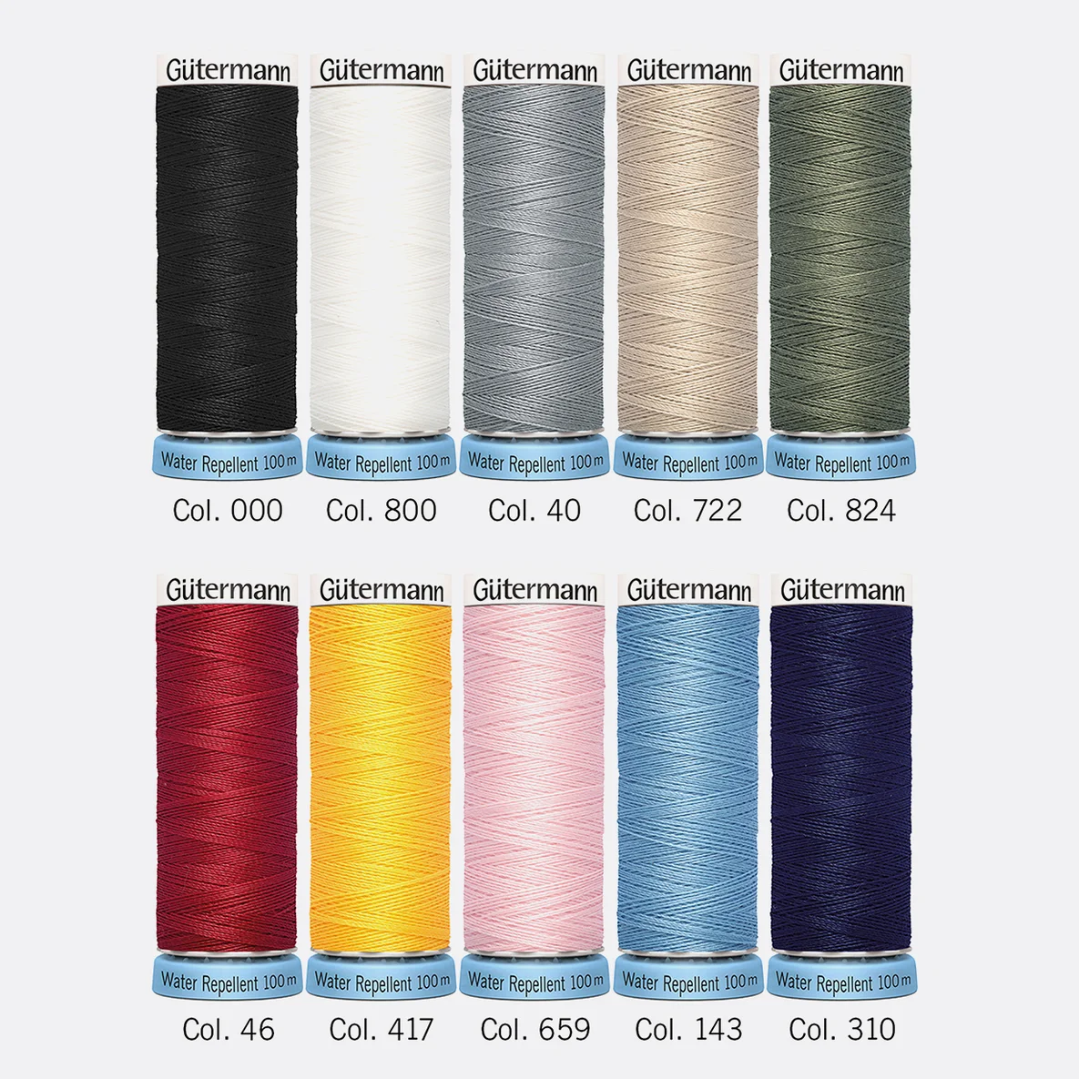 Gütermann Allesnäher Water Repellent Set 10x100m