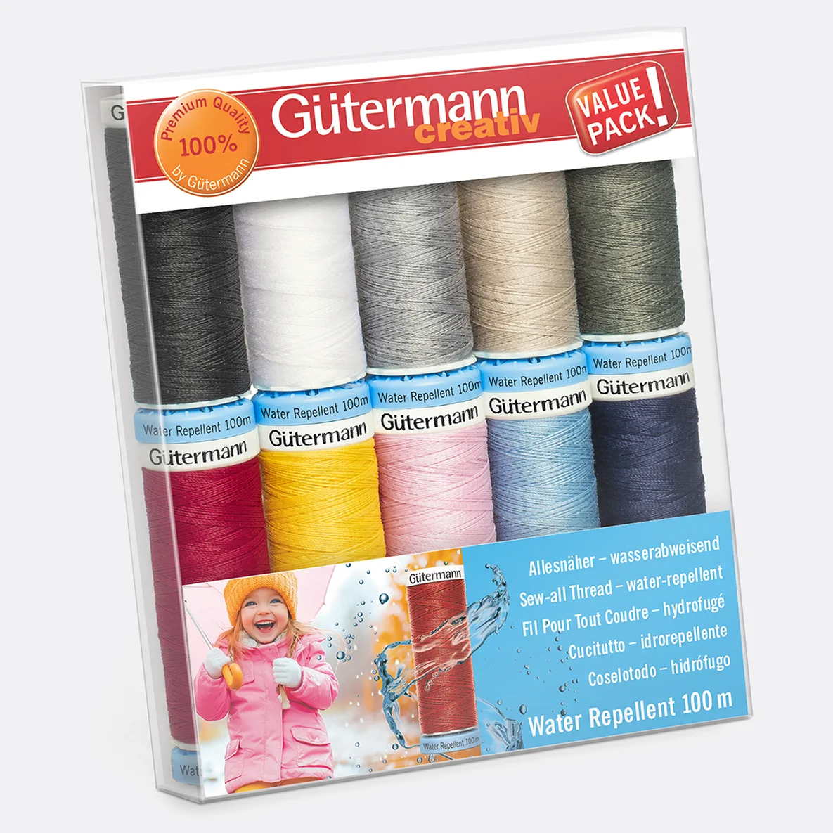 Gütermann Allesnäher Water Repellent Set 10x100m