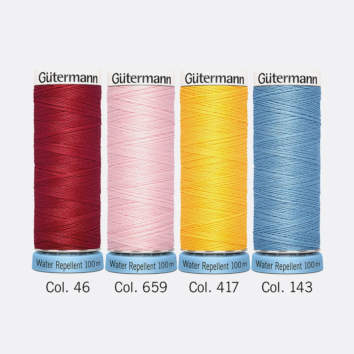 Gütermann Allesnäher Water Repellent Set Bunt 4x100m