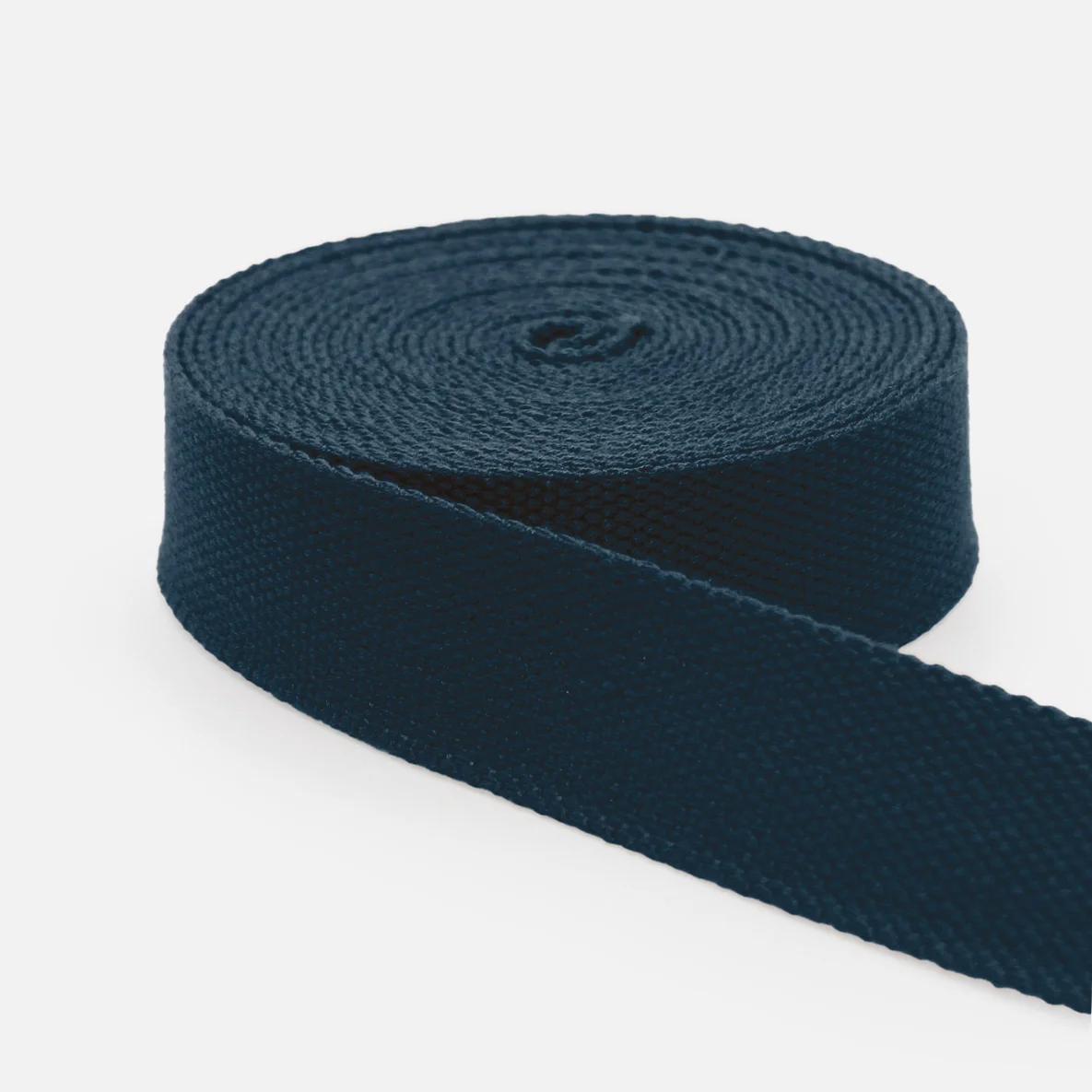 Gurtband Baumwollmix Soft 25 mm Petrol (D103)