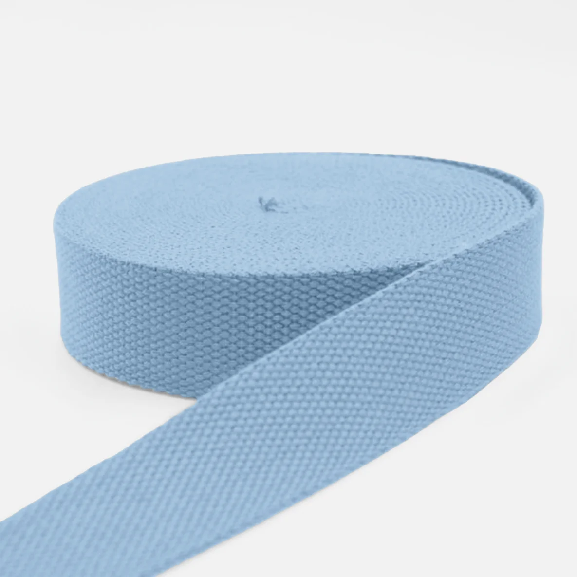 Gurtband Baumwollmix Soft 40mm Hellblau B20