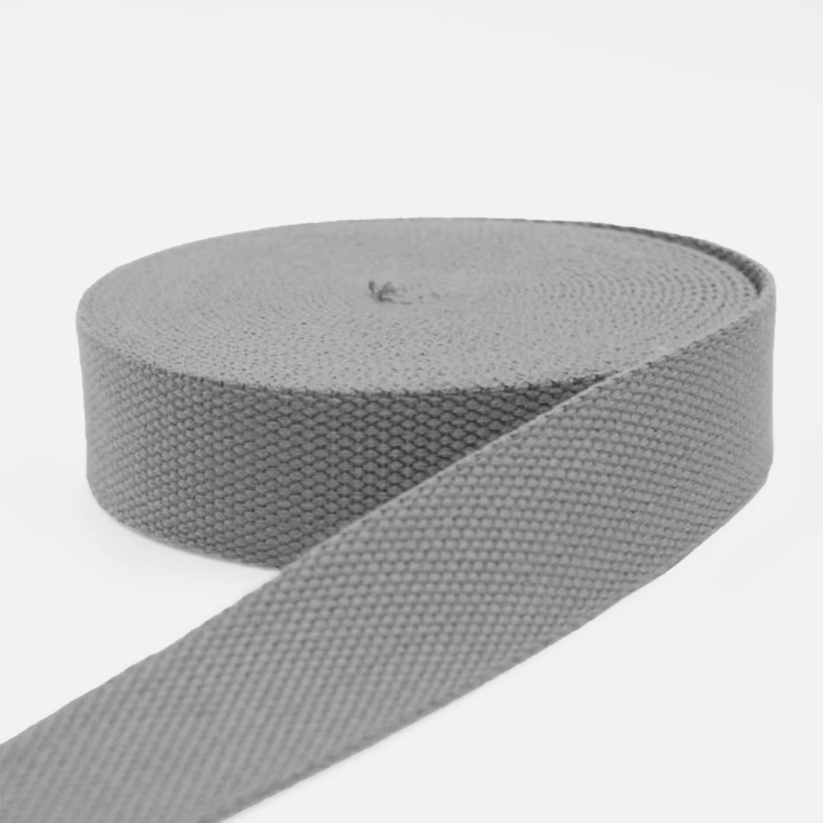 Gurtband Baumwollmix Soft 40mm Länge Mausgrau B24