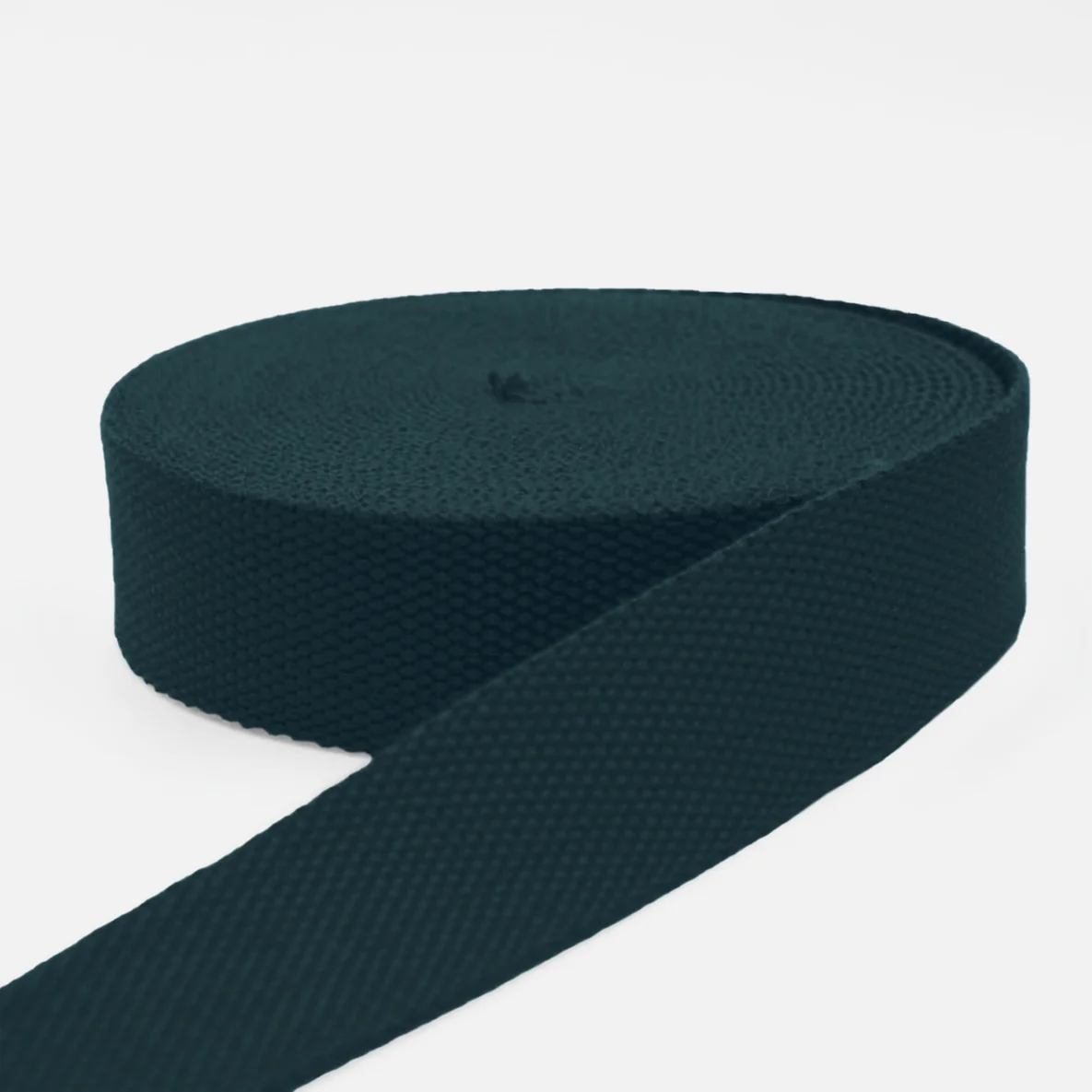 Gurtband Baumwollmix Soft 40mm Petrol D103