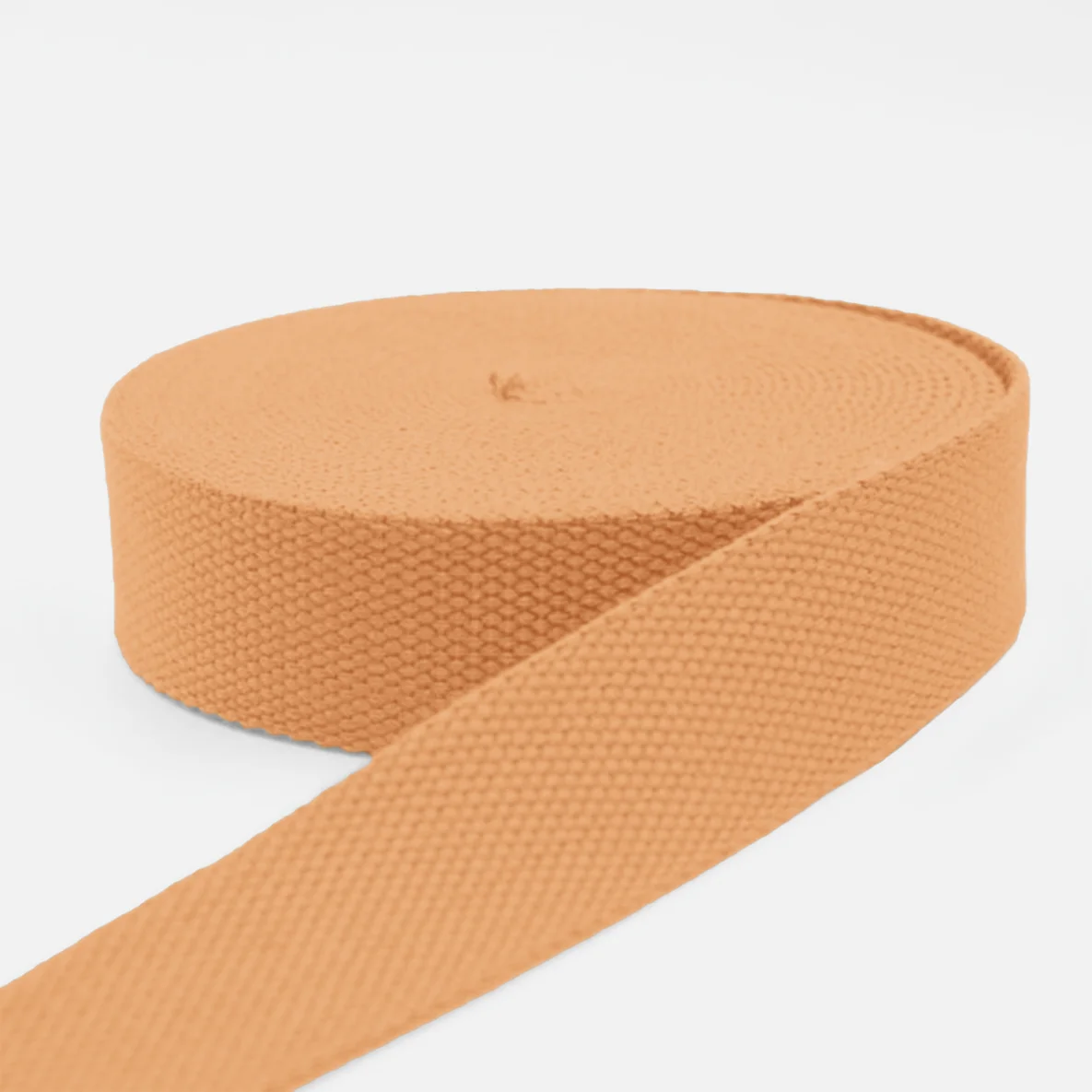 Gurtband Baumwollmix Soft 40mm Apricot D114