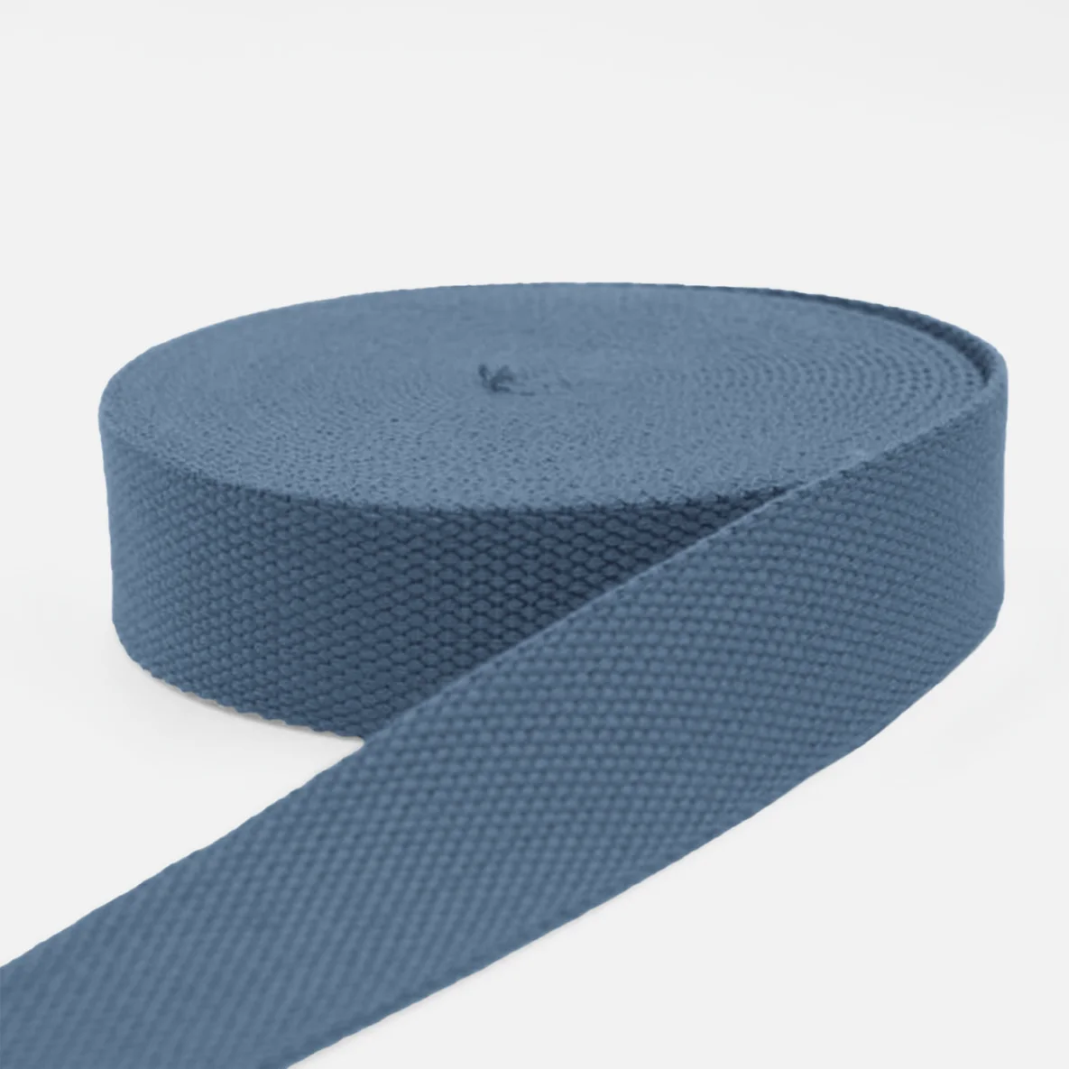 Gurtband Baumwollmix Soft 40mm Länge Jeansblau D240