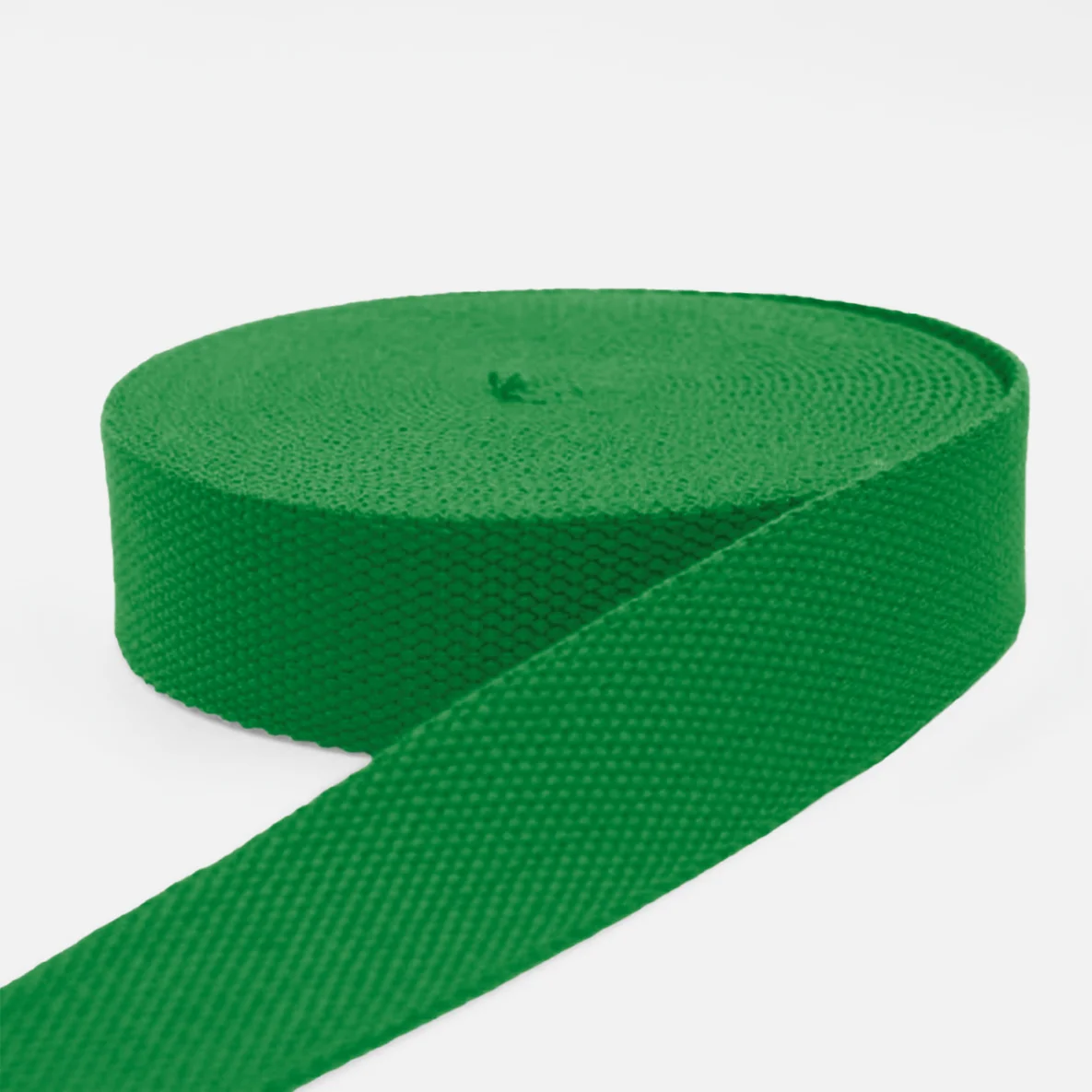 Gurtband Baumwollmix Soft 40mm Waldgrün D876