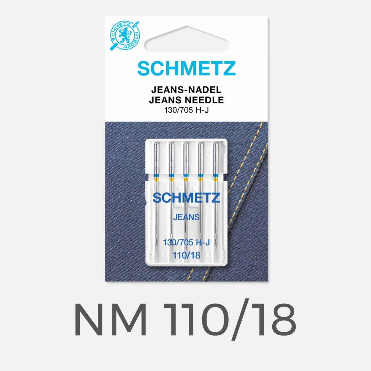 Schmetz Jeans Nähmaschinennadeln 110/18