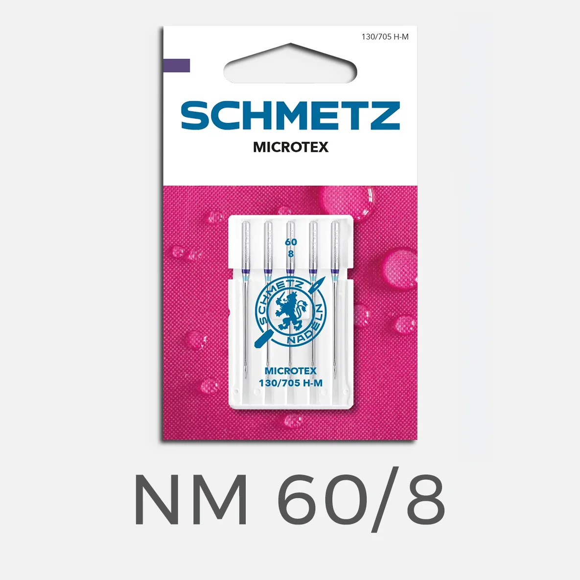 SCHMETZ Microtexnadeln, Nadelstärke 60, 5 Stück