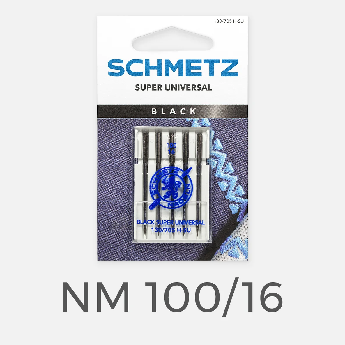 Schmetz Black Super Universal Nähmaschinennadeln, 100/16