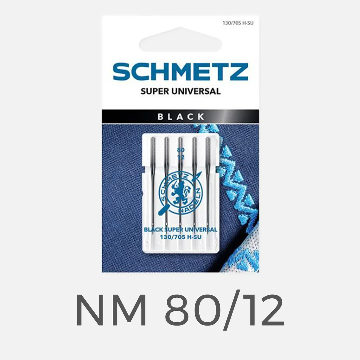 Schmetz Black Super Universal Nähmaschinennadeln, 80/12