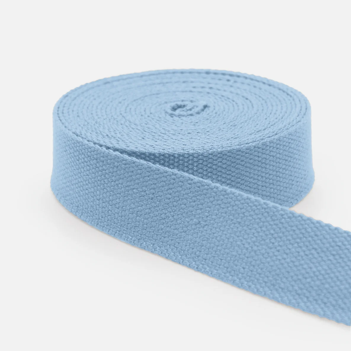 Gurtband Baumwollmix Soft 25mm Hellblau B20