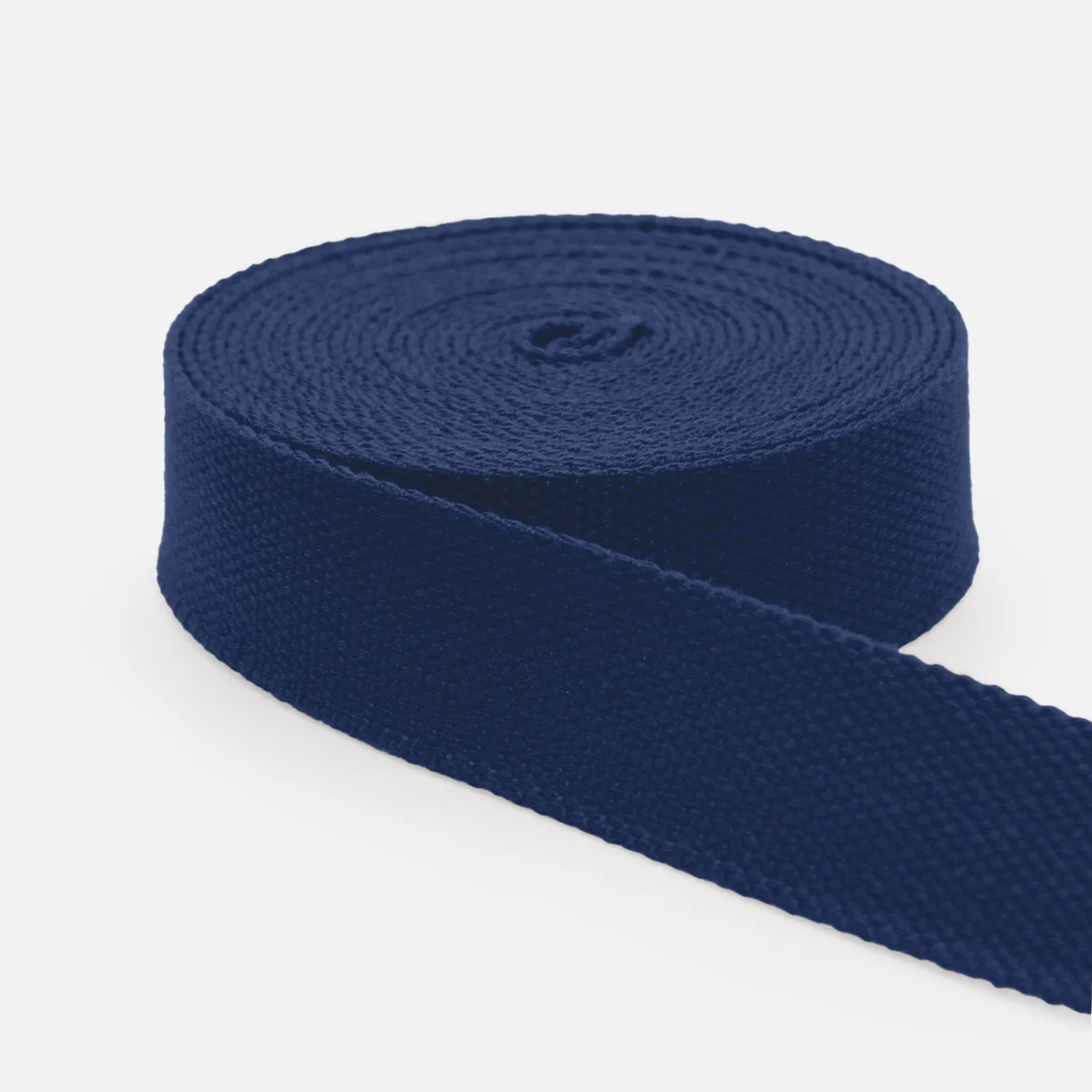 Gurtband Baumwollmix Soft 25mm Marine D40