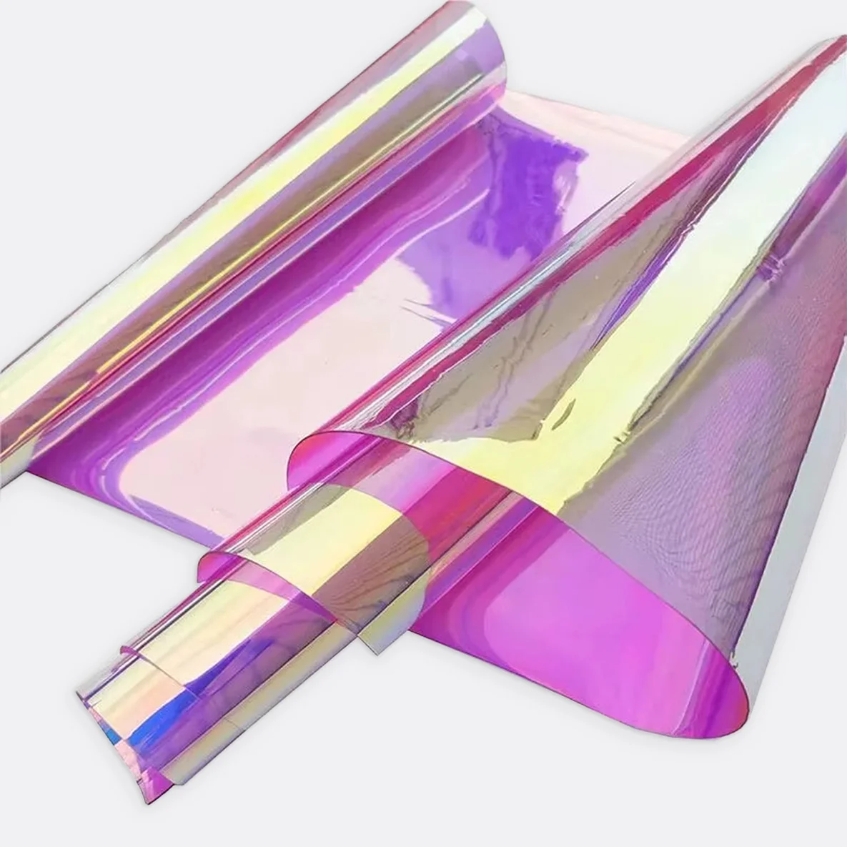 Holo Vinyl 30x135cm Pink