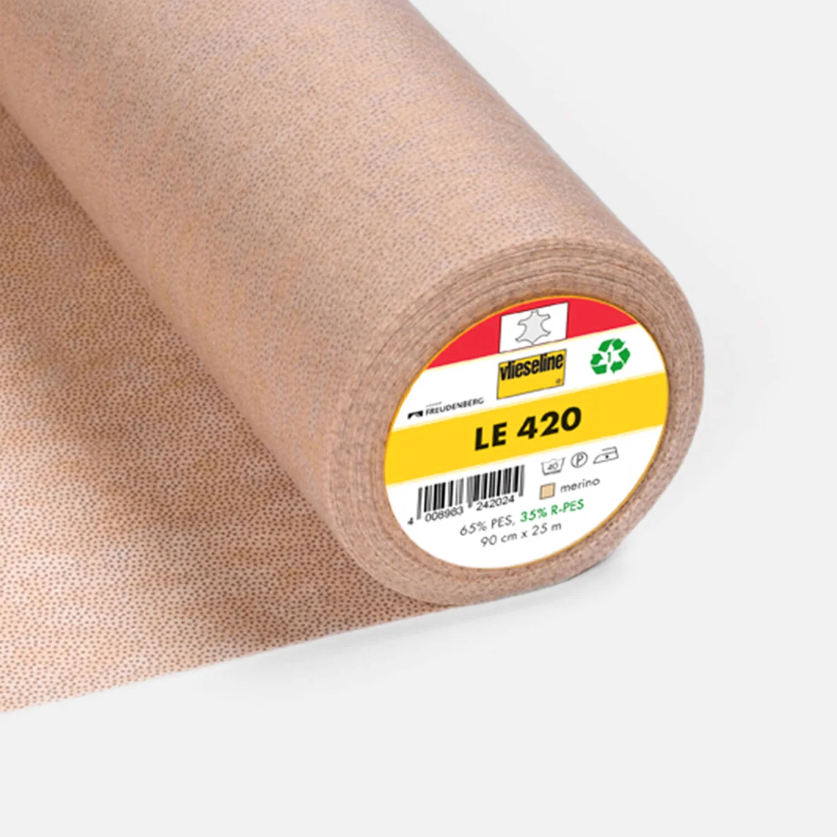 Vlieseline Bügeleinlage LE420 Ledereinlage 90cm breit