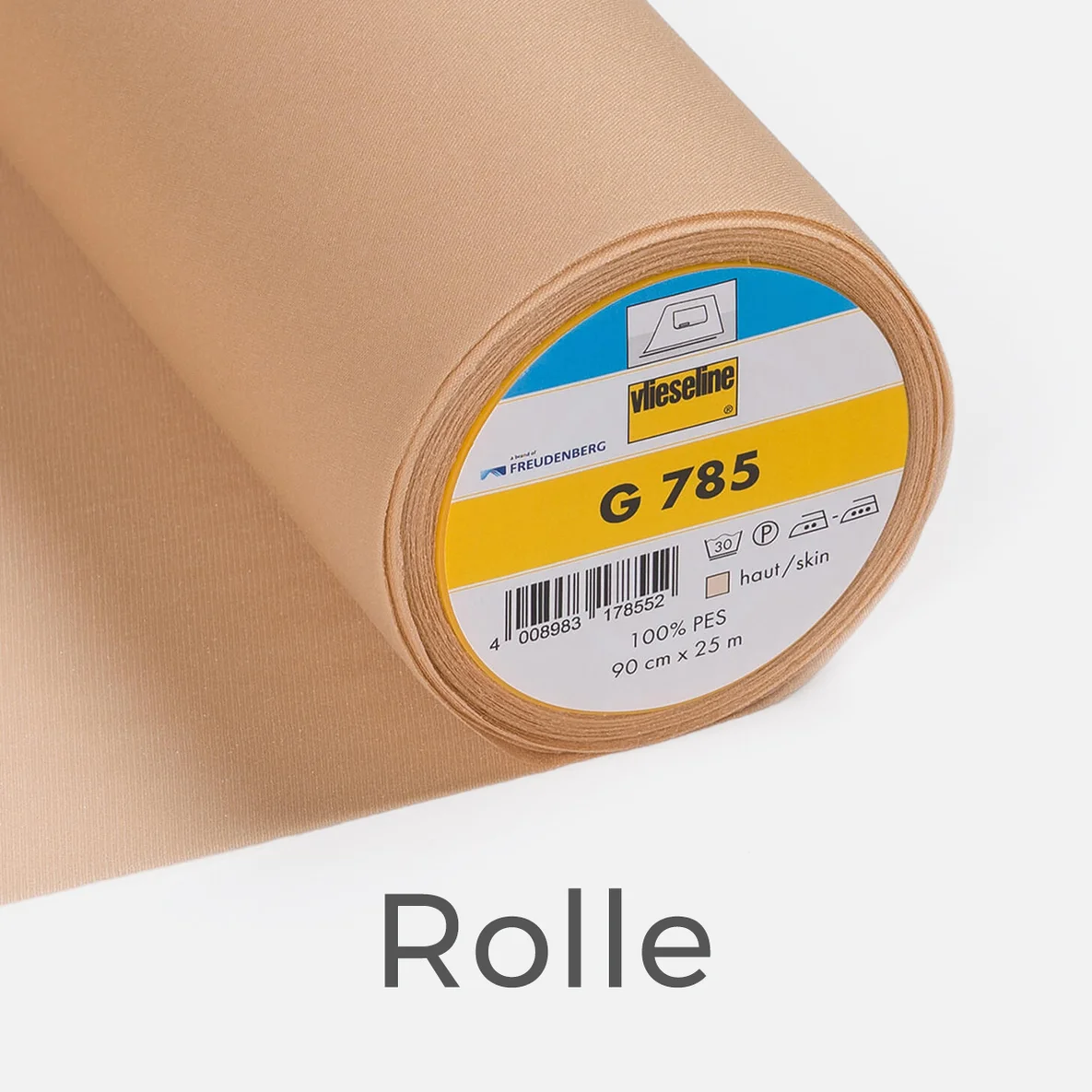 Vlieseline Gewebeeinlage G785 Hautfarben 90cm breit 25m Rolle
