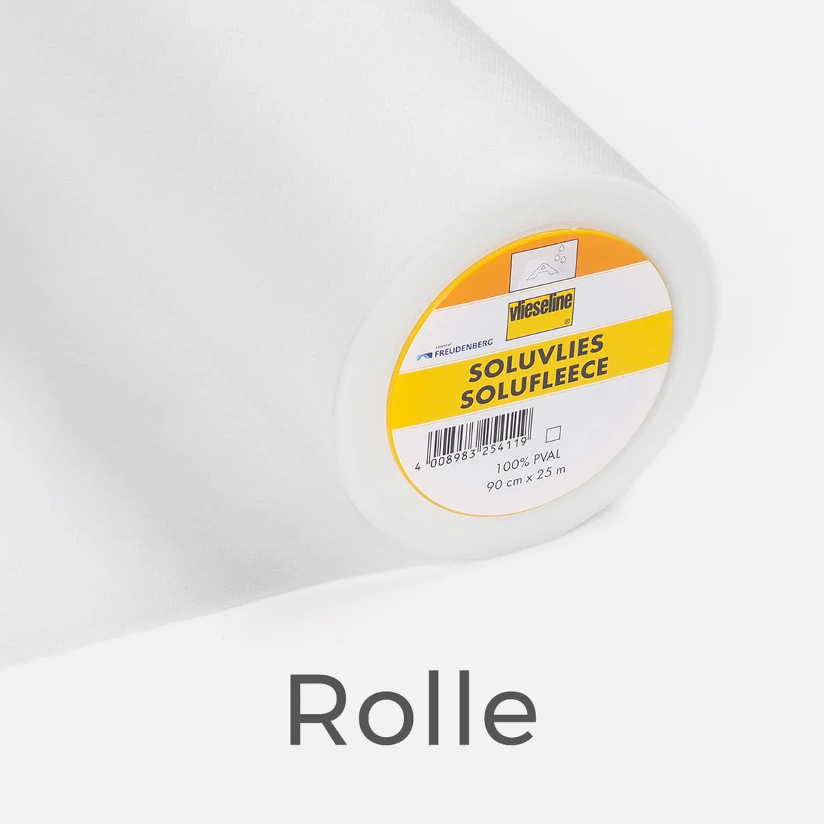 Vlieseline Soluvlies Stickvlies 90cm 25m Rolle