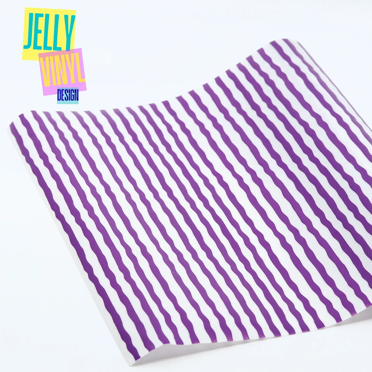  Design Vinyl Matt 30 x 135cm Wonky Stripes lila