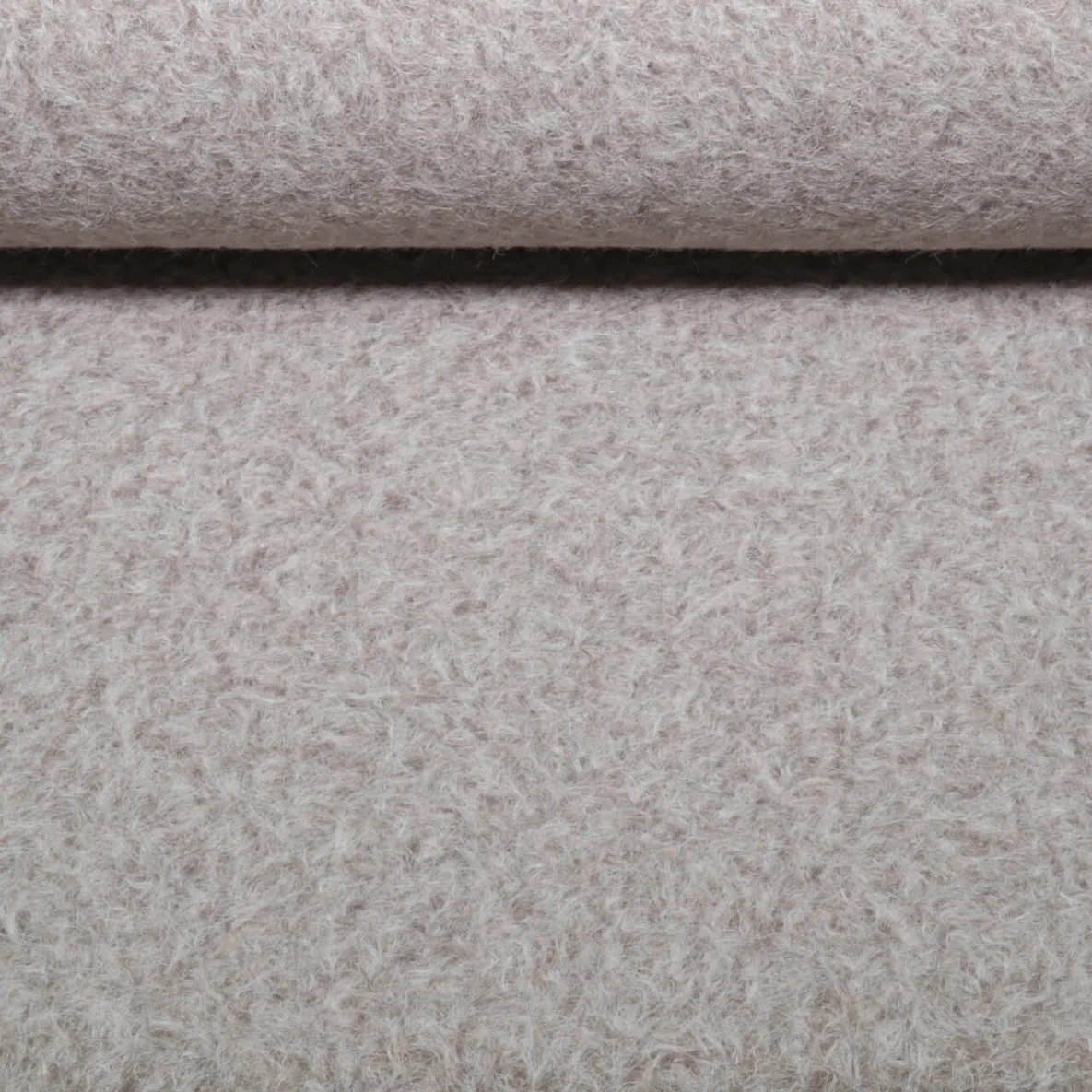  Mantelstoff Woll Bouclé Sand