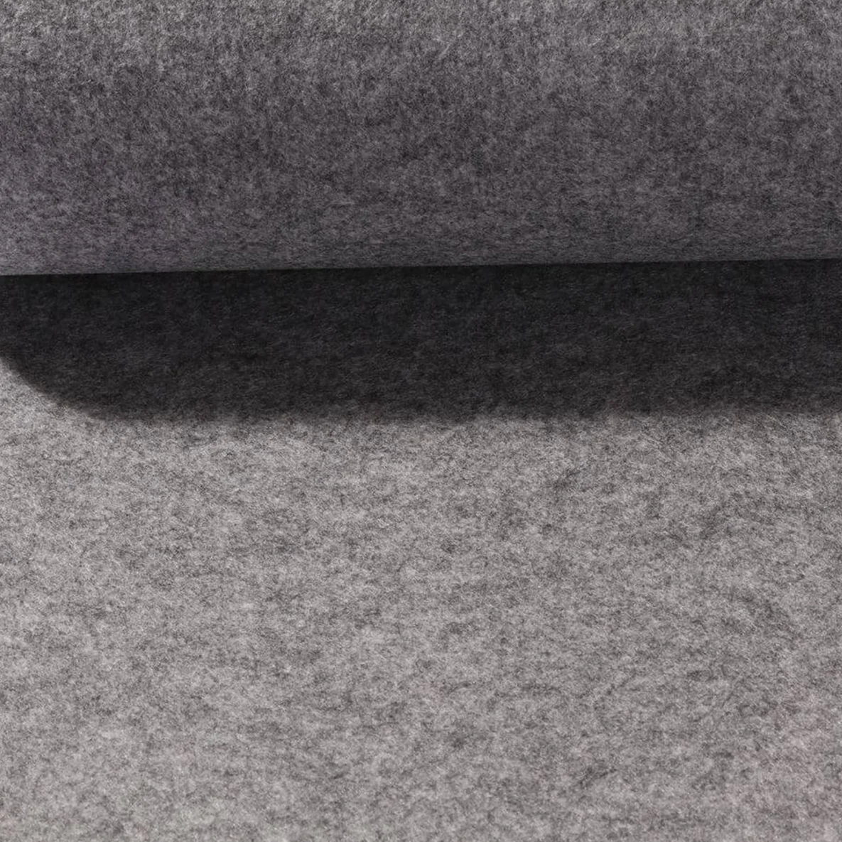 Textilfilz "Lulu" 4mm Grau Melange