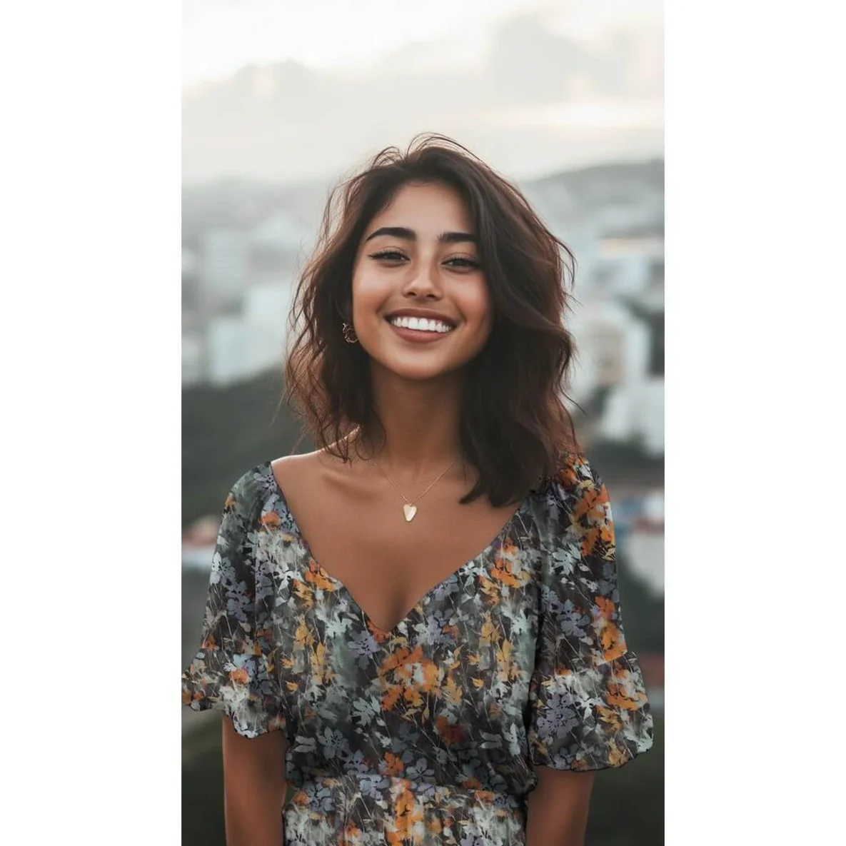  Viskose Satin  Digitaldruck Blumen Schwarz