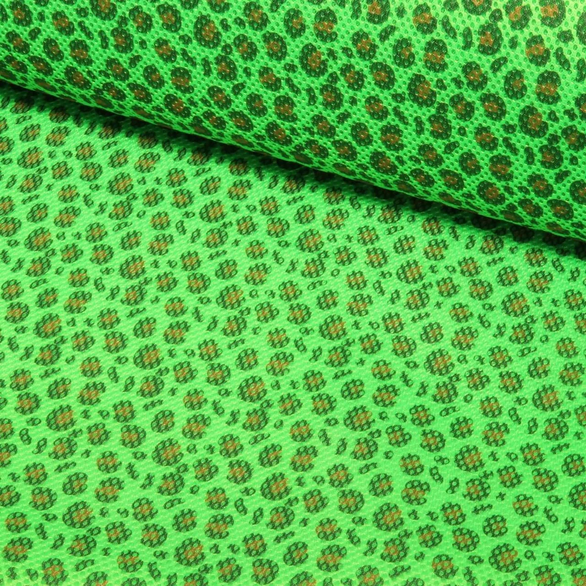 Air Mesh Bedruckt Leo Neongrün