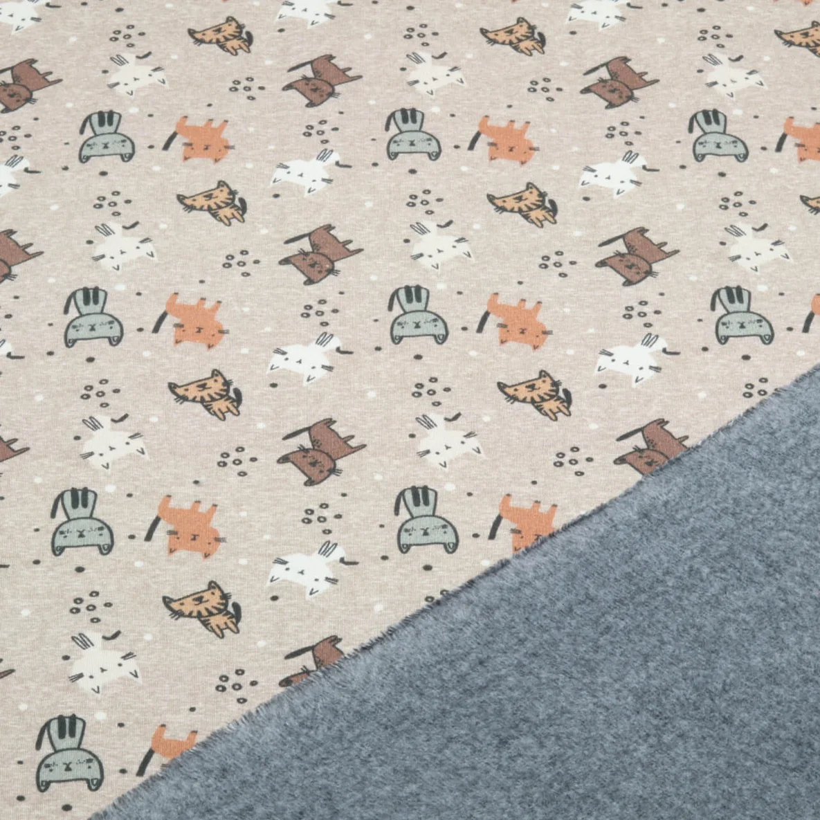 Alpenfleece Katzen Hellbraun
