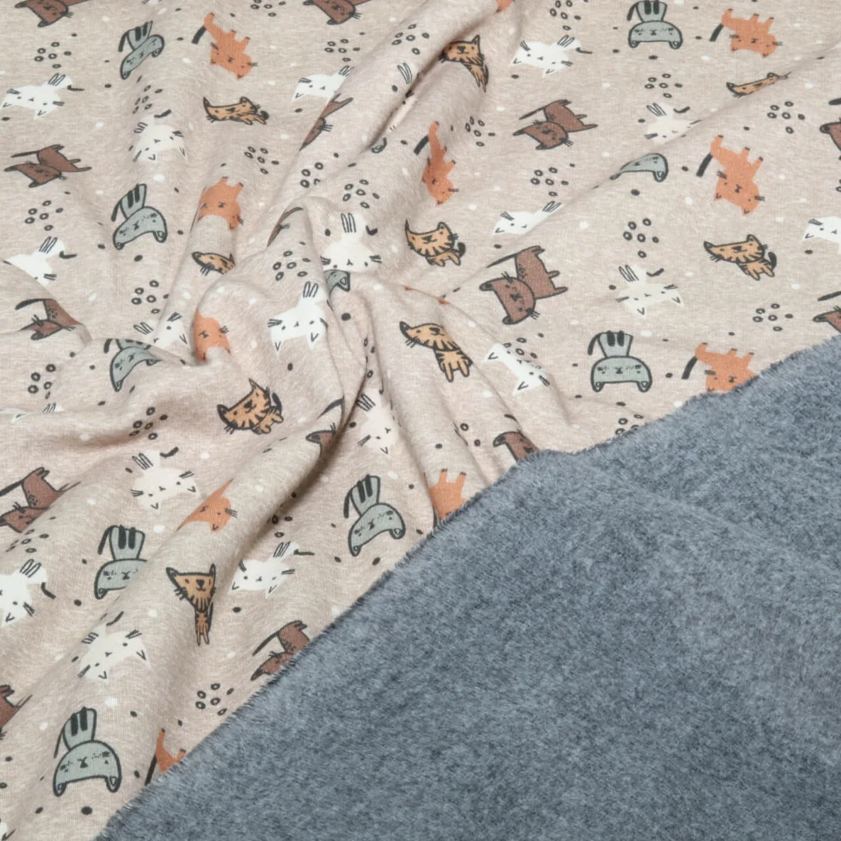 Alpenfleece Katzen Hellbraun