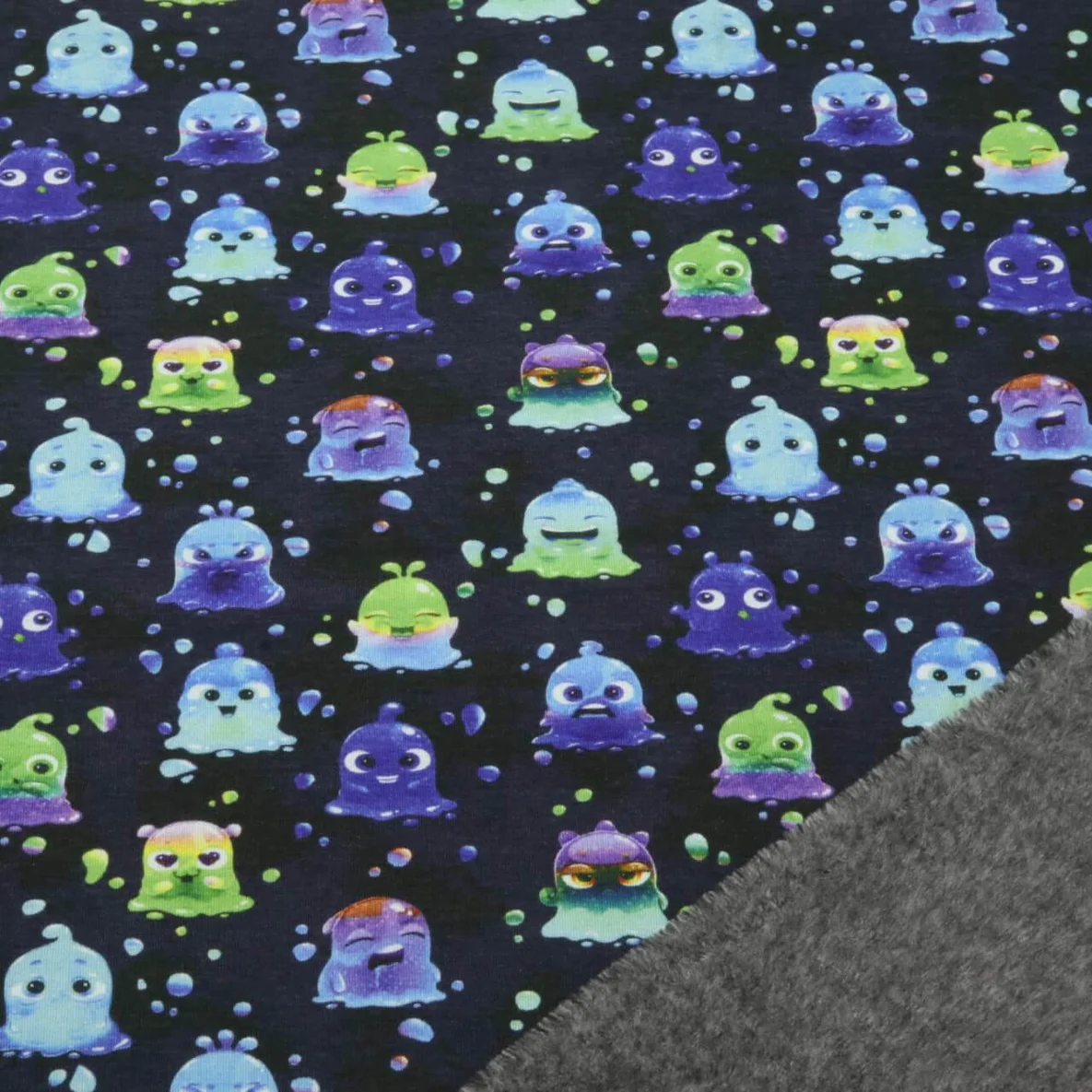 Alpenfleece Kleine Geister Navy