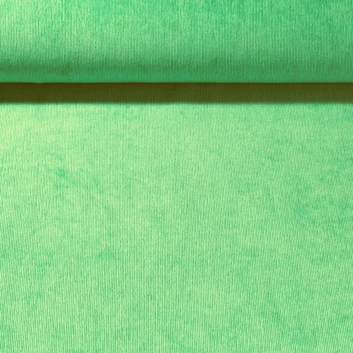Babycord Stretch "Dana" Emeraldgrün