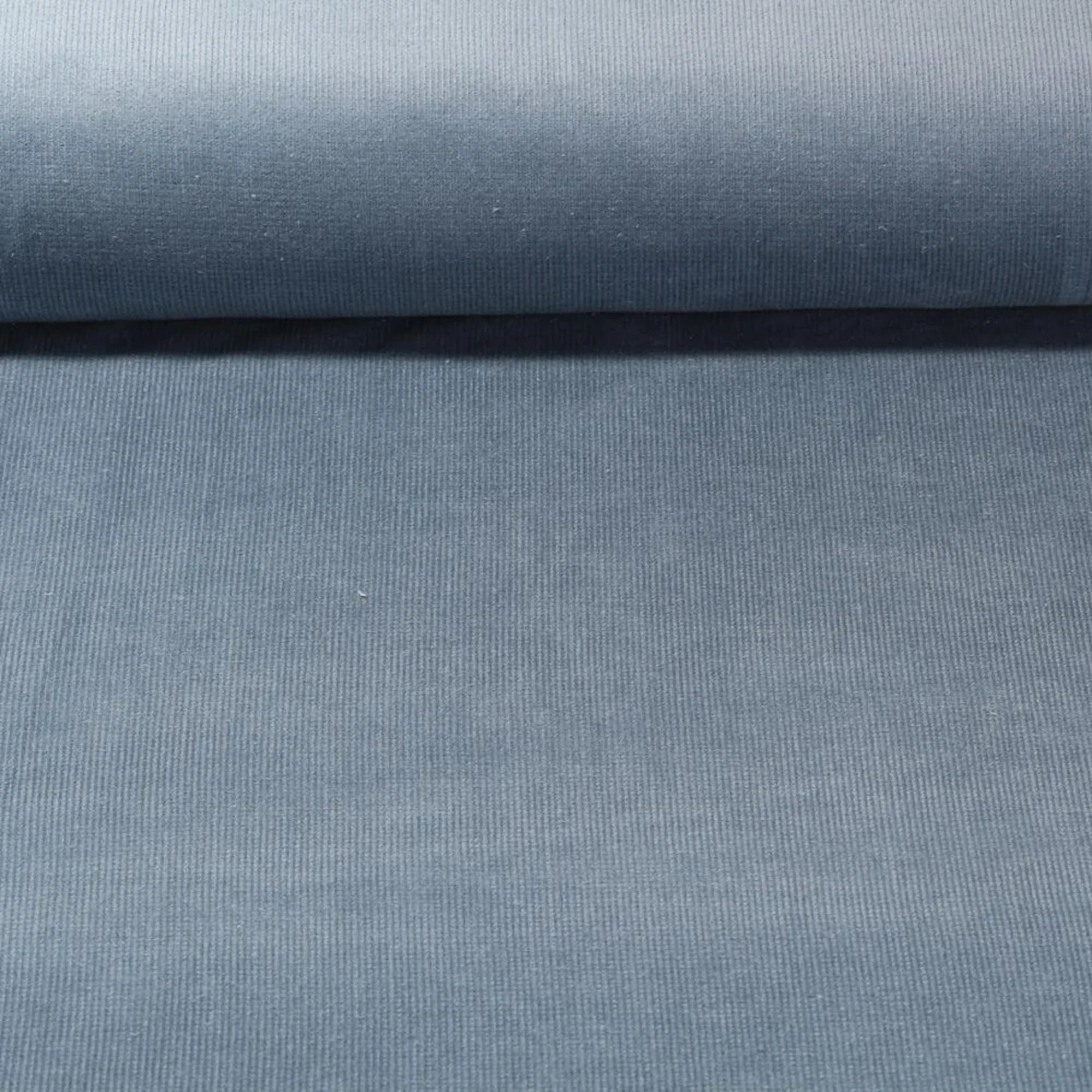 Babycord Stretch "Ellen" Stahlblau