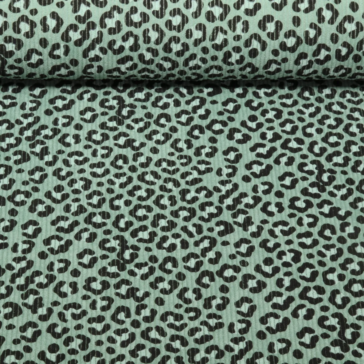 Babycord Stretch Leomuster Altgrün