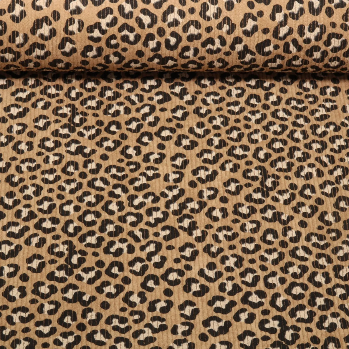 Babycord Stretch Leomuster Beige