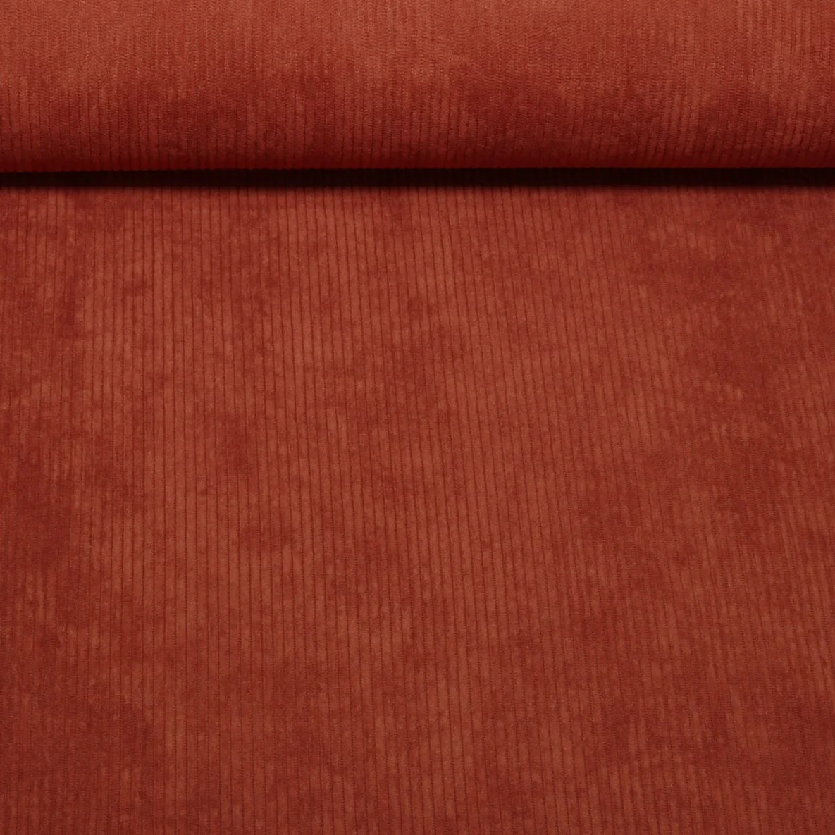 Babycord "Tessa" Stretch Uni  Ziegelrot
