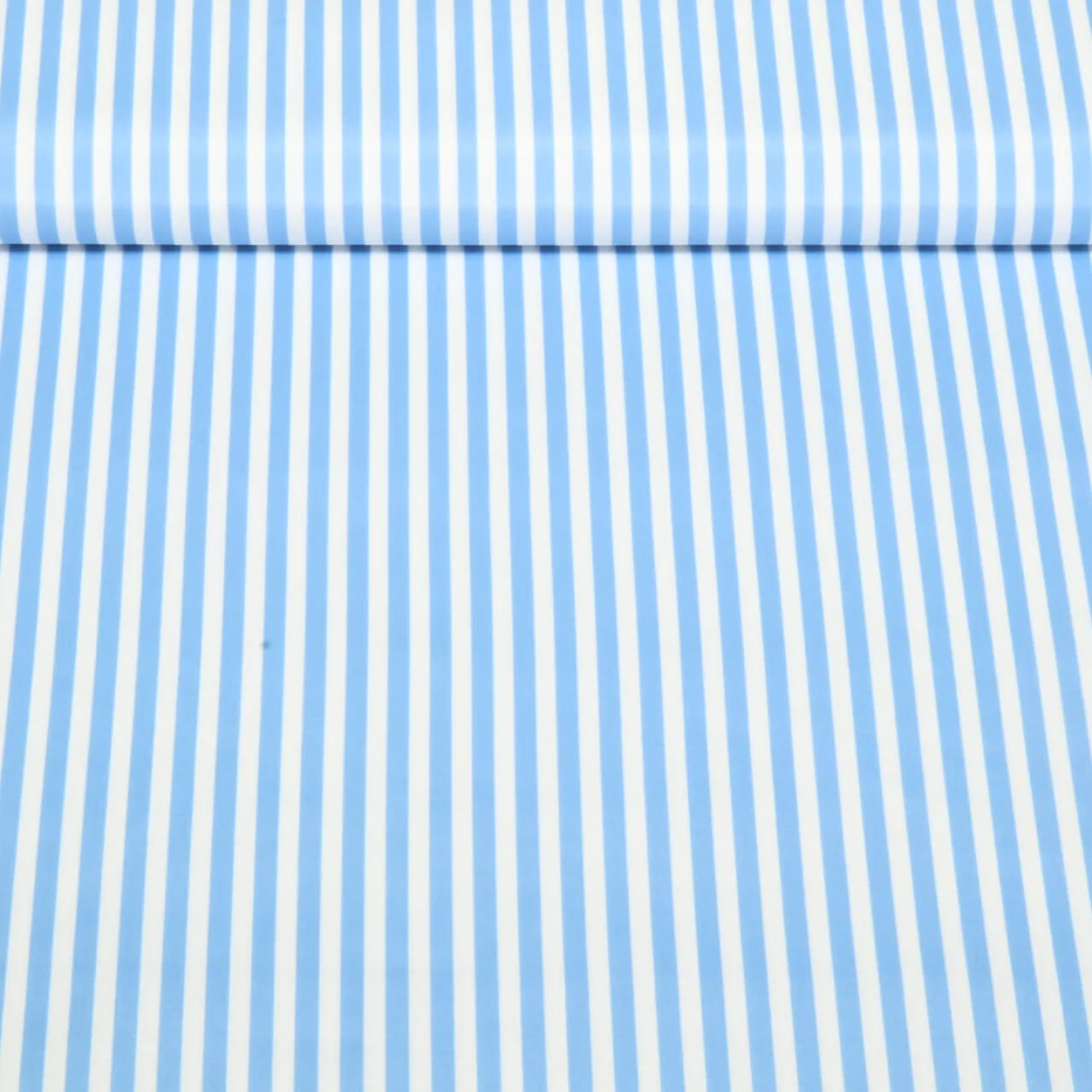 Badeshorts-Stoff Streifen Weiß Blau 