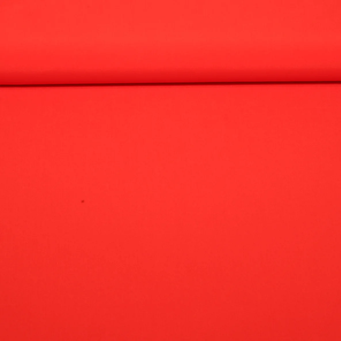 Badeshorts-Stoff Uni Rot