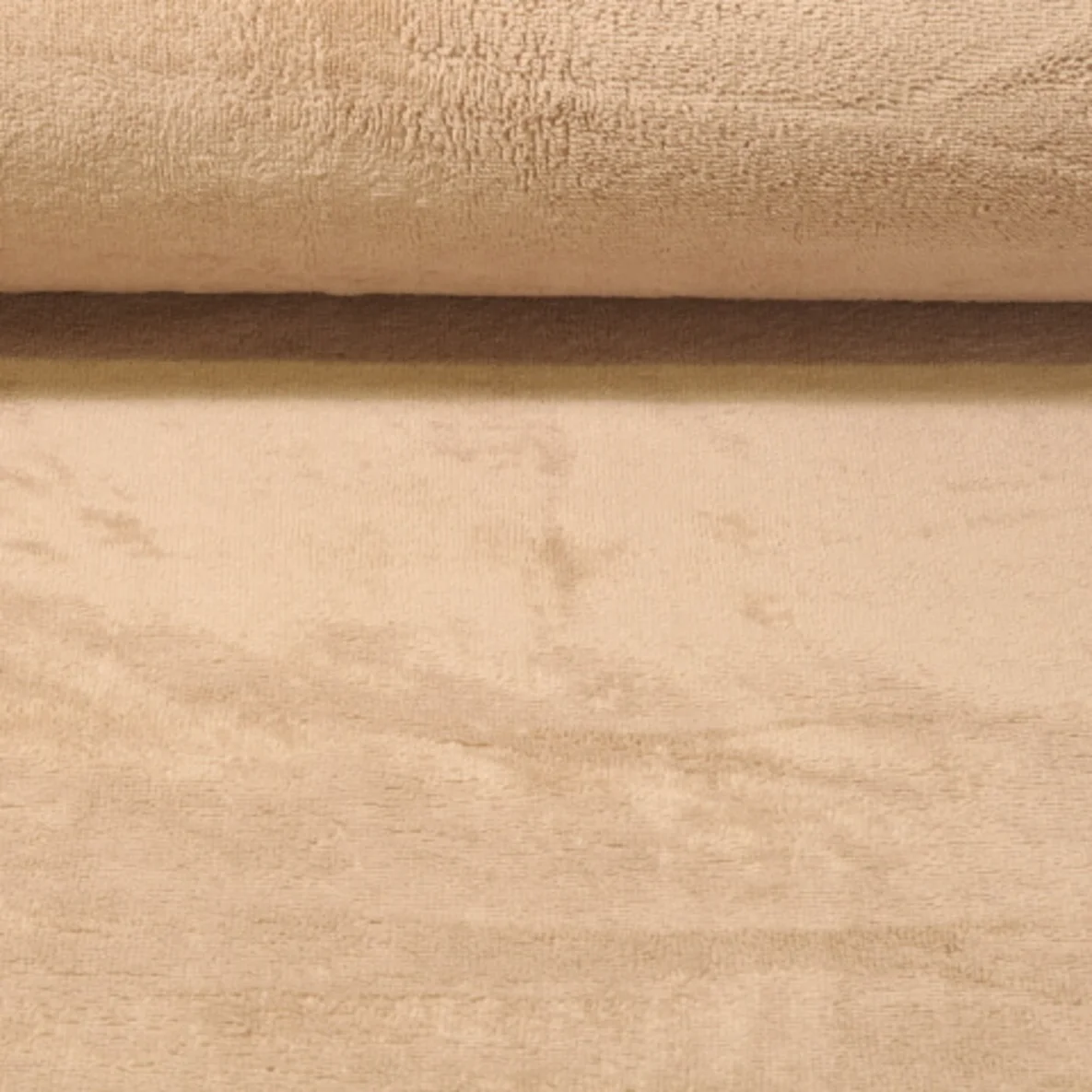 Bambus-Frottee Uni Camel