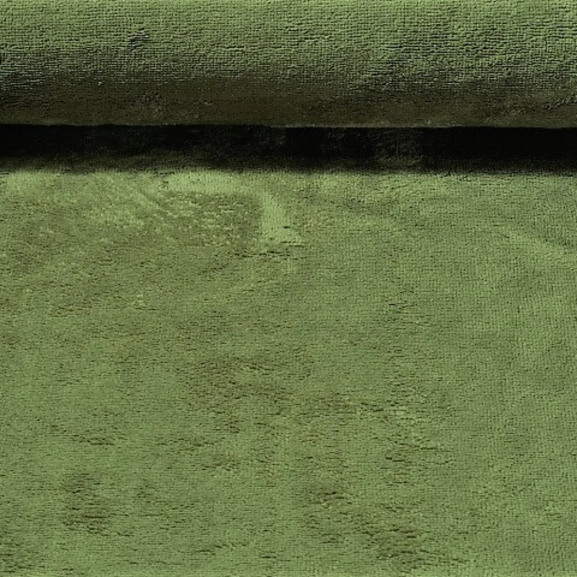 Bambus-Frottee Uni Dunkelgrün