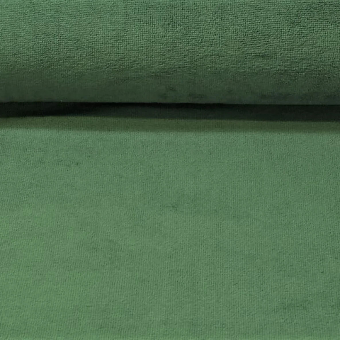 Bambus-Frottee Uni Flaschengrün