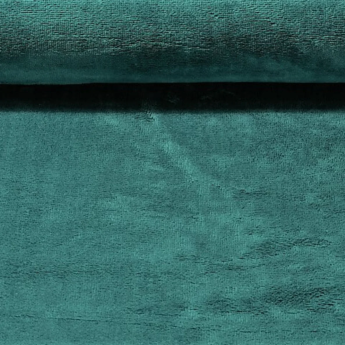 Bambus-Frottee Uni Petrol