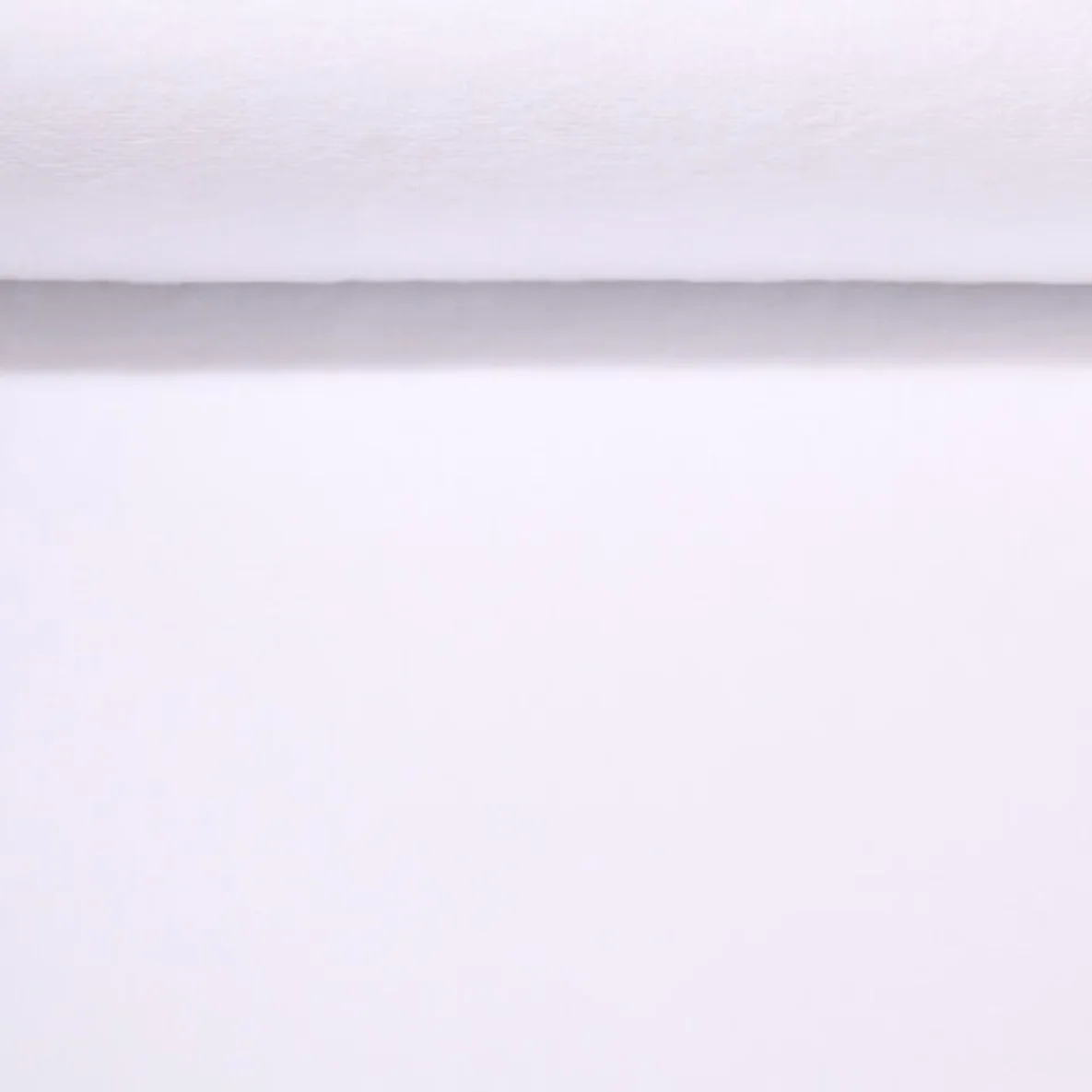 Bambus-Frottee Uni Weiß