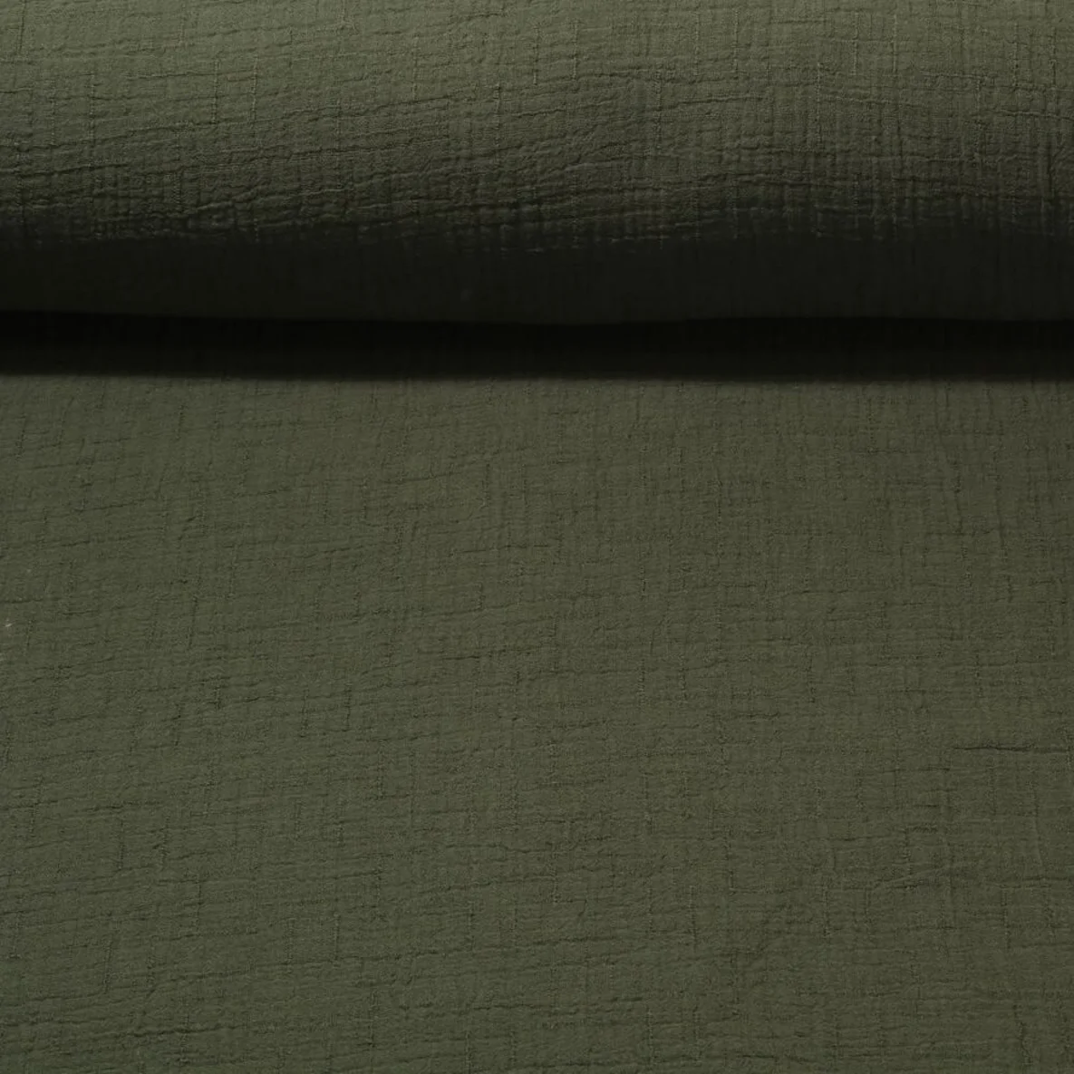 Bambus Musselin Dunkelgrün