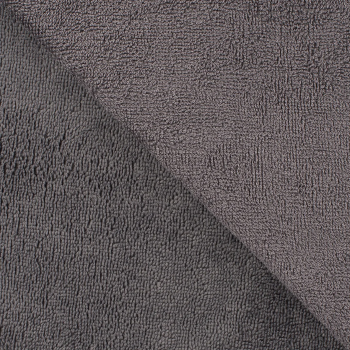 Bambusfleece Doubleface Uni Dunkelgrau