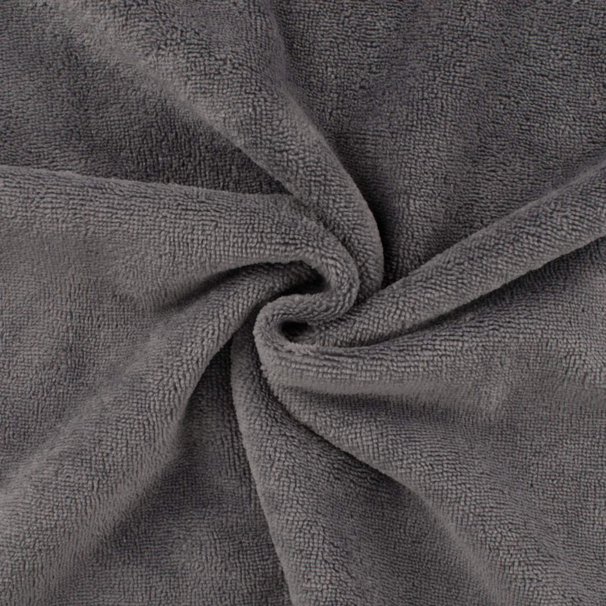 Bambusfleece Doubleface Uni Dunkelgrau