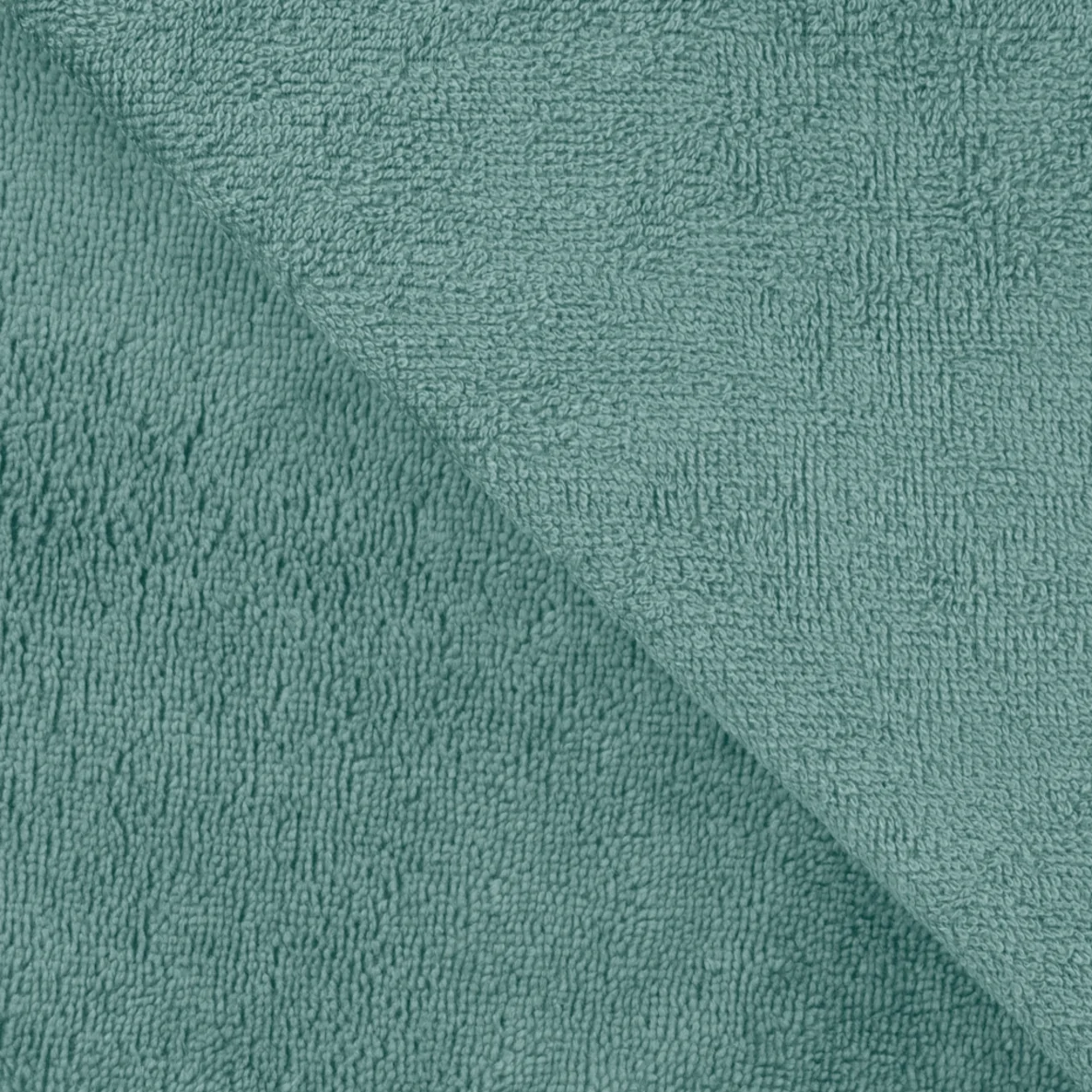 Bambusfleece Doubleface Uni Dunkelmint 