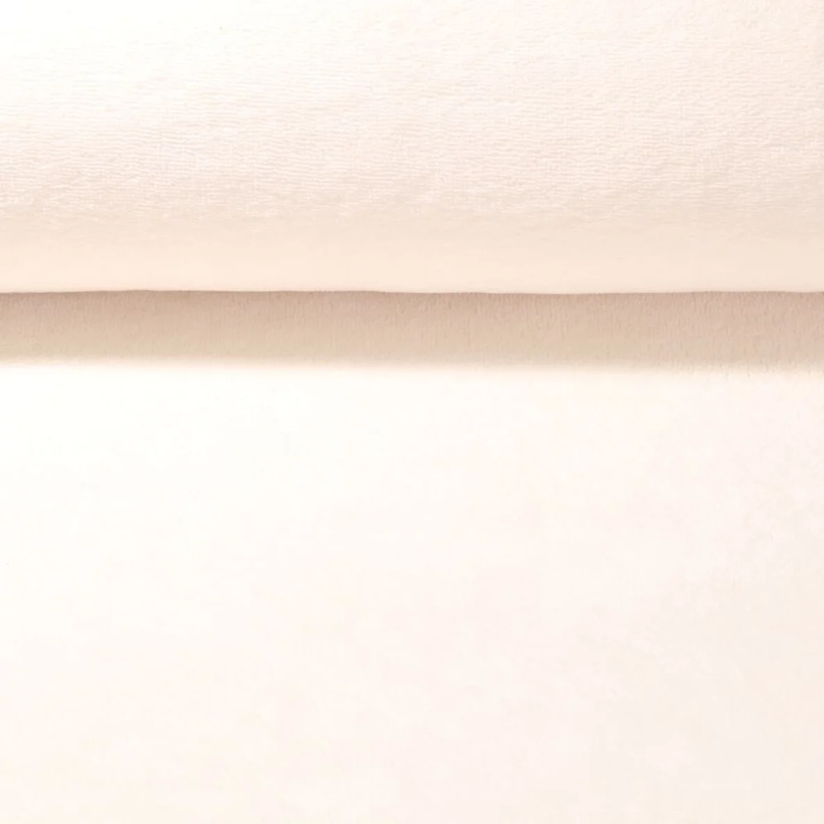 Bambusfleece Doubleface Uni Ecru