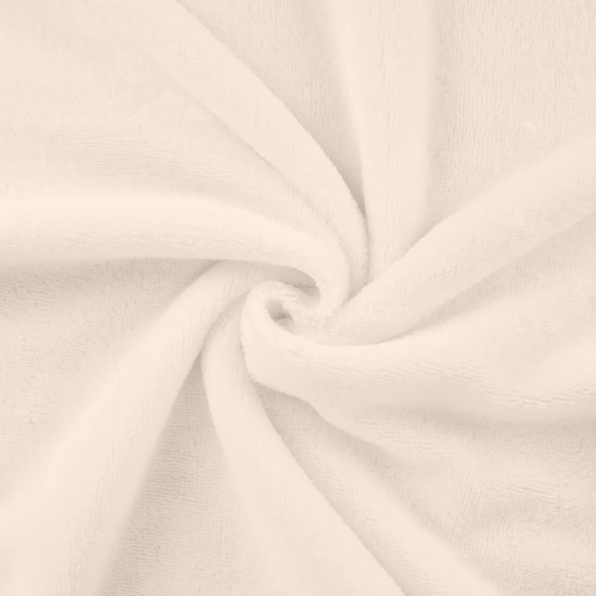 Bambusfleece Doubleface Uni Ecru